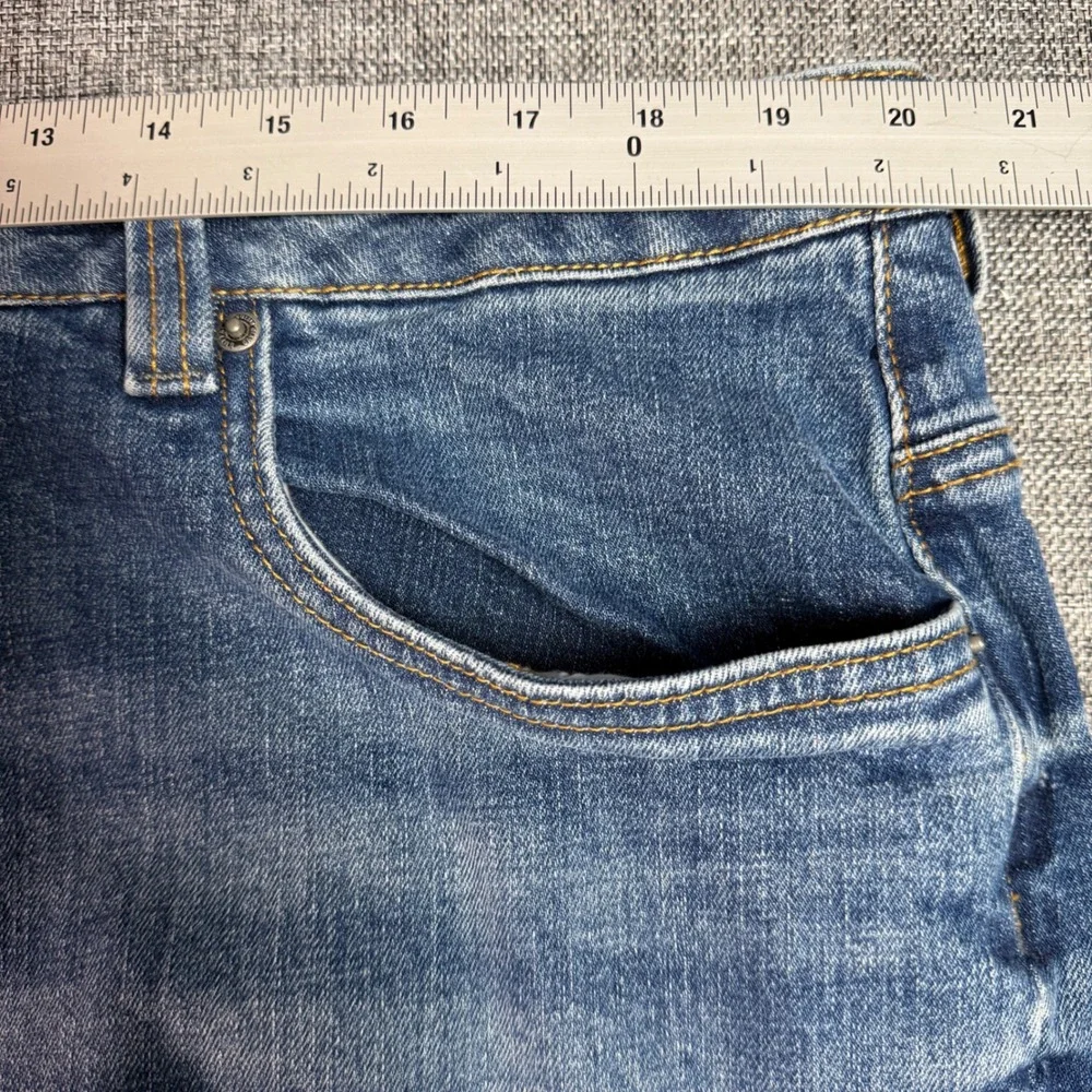 Mens Buffalo David Bitton Jeans 41x31.5 Blue Straight Six Medium Wash‎ Denim
